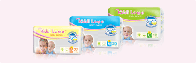 Kiddi Love Baby Diaper - Transparent Pack